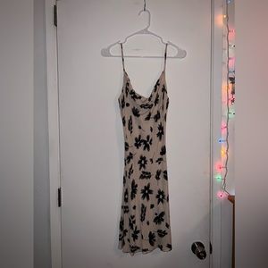 Slip dress cowl neck